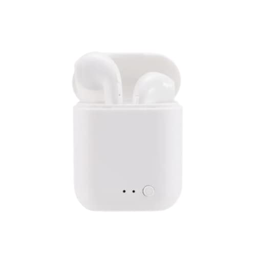 Makrane Auriculares inalámbricos,Auriculares Bluetooth 5.3, Auriculares estéreo 3D con cancelación de Ruido con Funda de Carga rápida, i12,Reproducción con Control Tactil para iPhone/Android