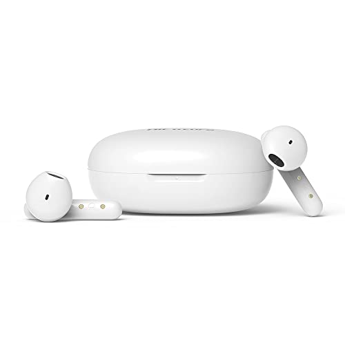 HiFuture FutureBuds+ - Auriculares Inalámbricos Bluetooth In-Ear TWS con Sonido de Alta definición. Encendido y Apagado automático. Compatibles con Android e iOS - Color Blanco