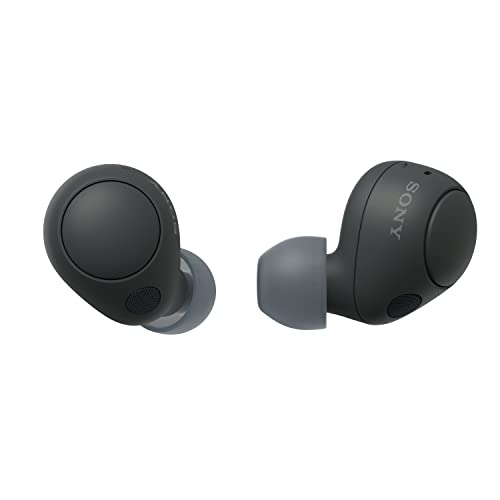 Sony WF-C700N Auriculares inalámbricos con Noise Cancelling, Cómodos y estables Durante Todo el día, con batería de hasta 15 Horas con Estuche de Carga, Negro