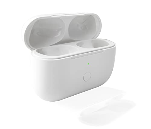 Phonix Estuche de Carga Inalámbrica para AirPods Pro Estuche de Carga de 660 mAh Compatible con AirPods Pro de Primera Generación (Auriculares NO Incluidos),Blanco