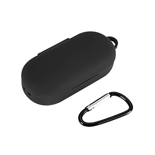 Auleset Silicona suave Anti-caída a prueba de polvo auricular inalámbrico Bluetooth auricular cubierta protectora caso de transporte compatible para Razer Hammerhead - Negro