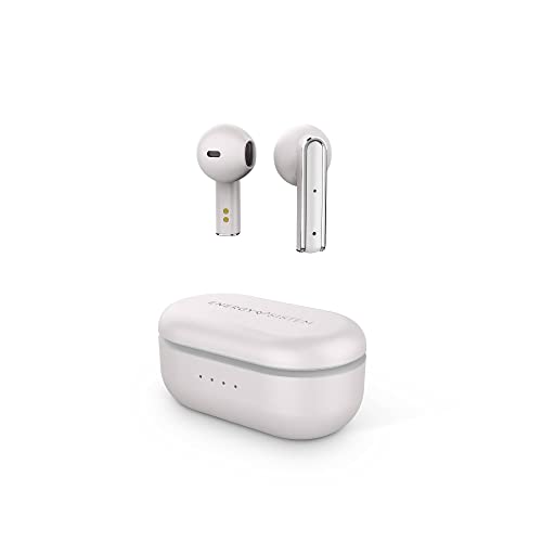 Energy Sistem Earphones TWS Style 4 Cream (Auriculares True Wireless Stereo, Personalización Inteligente App ESmart Connect, Diseño Ergonomico, Compactos y Ligeros, Long Battery Life,) - Blanco