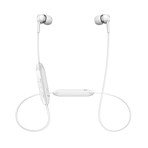 Auriculares Sennheiser CX 150BT Wireless con collar, blanco