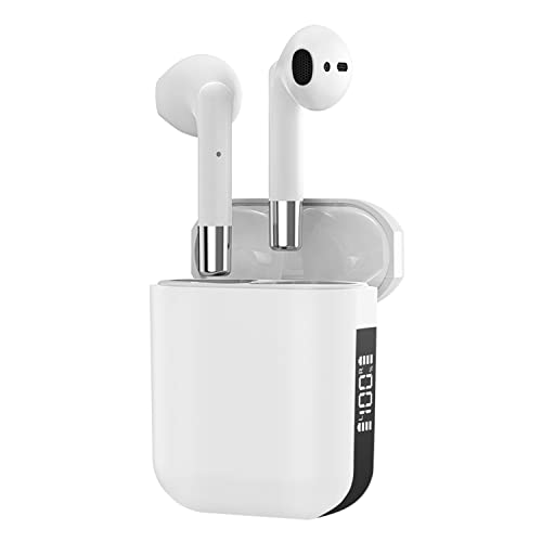 HIWARE Auriculares Inalámbricos, Auriculares Bluetooth HiFi Estéreo, Cascos inalambricos Bluetooth IPX5 Impermeables, Auriculares Inalambricos Bluetooth con Control Táctil, Reproducción de 24H