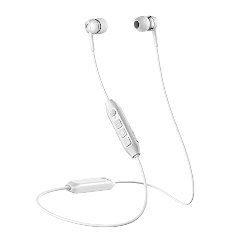 Sennheiser Auricular CX 350BT WH Wireless con tirilla al Cuello, Blanco, In Ear