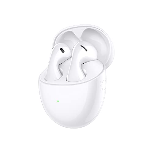 HUAWEI FreeBuds 5 - Auriculares con certificación Hi-Res, diseño Abierto para Mayor Comodidad, 30 Horas de duración de la batería, impermeabilidad IPX4, 30 Meses de garantía, Color Blanco cerámico