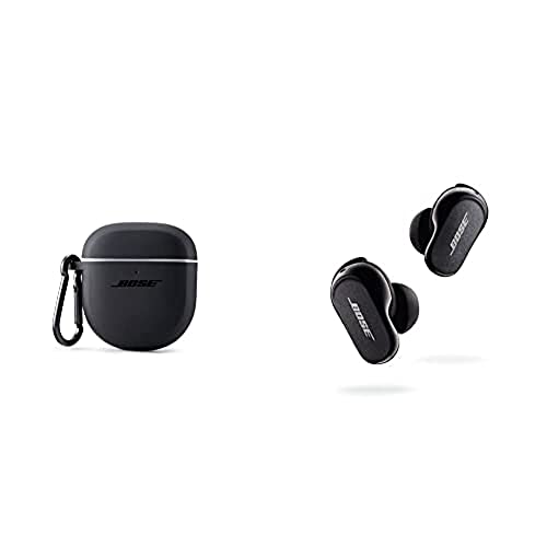 Bose Quietcomfort Earbuds II Negro Triple & Funda para el Estuche Negro Triple