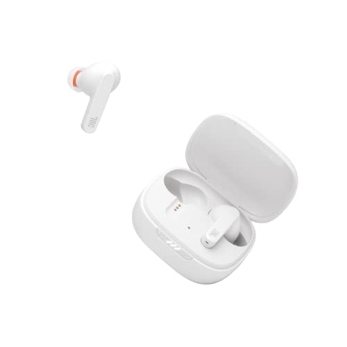 JBL LIVE PRO+ TWS – Auriculares inalámbricos e intraaurales con cancelación de ruido adaptativa, hasta 28H de batería, Hey Google y Amazon Alexa, compatible con iOS y Android, blanco