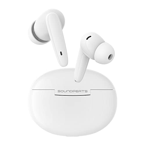 SoundPEATS Life Classic Auriculares Inalámbricos, Auriculares de Reducción de Ruido ENC, Llamadas Mejoradas AI, Conductor de 10 mm, Auriculares Bluetooth 5.2, Control Táctil, Total 22 Horas