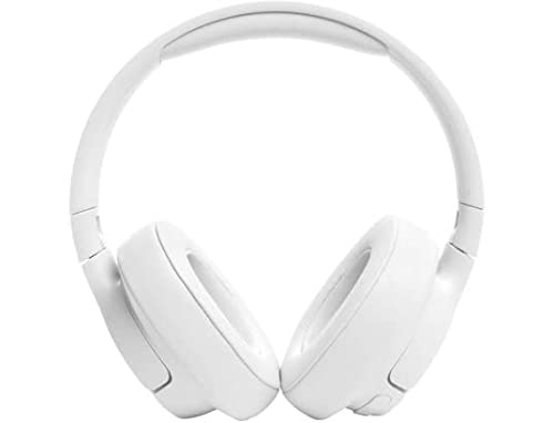 JBL Auriculares Tune 720BT, inálambricos por Bluetooth, 76 Horas de reproducción Pure Bass, Plegables, Blanco