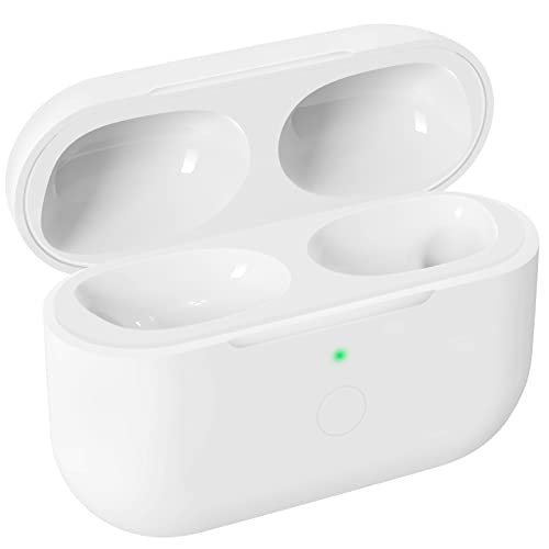 Funda de Carga inalámbrica para AirPods Pro, AirPod Pro Wireless Charging Case con botón de sincronización Bluetooth, 660 mAh Batería de Repuesto Funda de Carga, AirPods Pro No Incluido