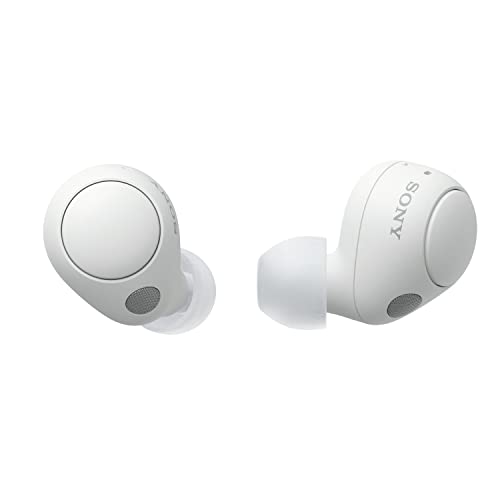 Sony WF-C700N Auriculares inalámbricos con Noise Cancelling, Comodidad y Estabilidad Durante Todo el día, con batería de hasta 15 Horas con Estuche de Carga, Blanco