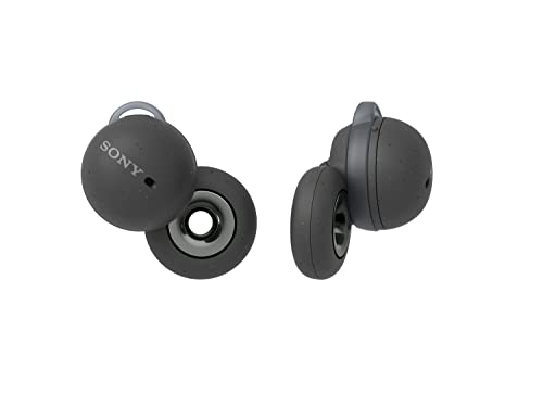 Sony LinkBuds - Innovadores auriculares Inalámbrico con diseño de anillo abierto que te mantienen conectado al mundo que te rodea, sin necesidad de quitártelos, Color Gris