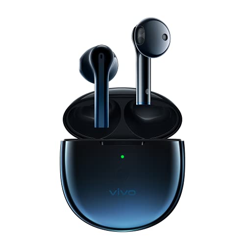 vivo Auriculares Inalámbricos, Auriculares Deportivos Bluetooth 5,2, Control Táctil, Cancelacion Ruido y con Micrófonos, Cargado por Tipo-C