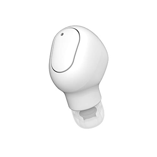 litty089 Auricular Inalámbrico, 1Pc M8-A Bluetooth 5.0 Mini Auricular Inalámbrico En La Oreja Auricular Deportivo para Teléfono Blanco