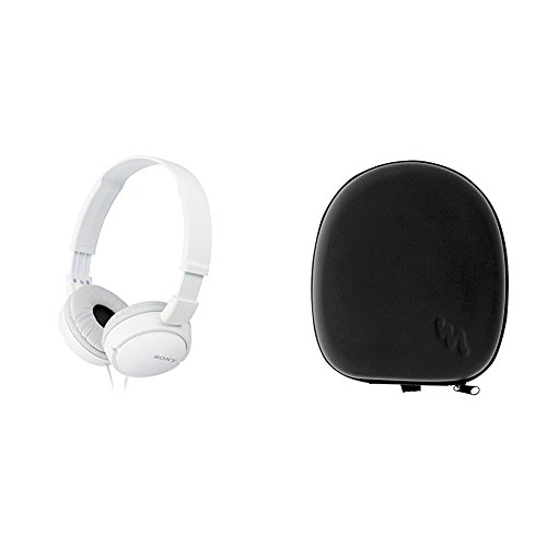 Sony MDR-ZX110 - Auriculares cerrados stereo, blanco + Funda