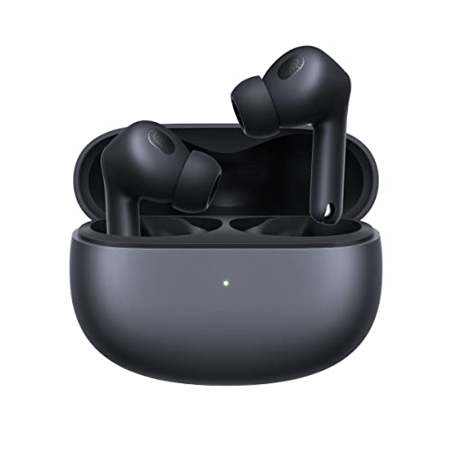 Xiaomi Buds 3T Pro - Auriculares inalámbricos con cancelación de ruido de 40 dB, tecnología de audio dimensional avanzada, Hi-Fi, batería ultraduradera, negro (Versión ES + 3 años de garantía)