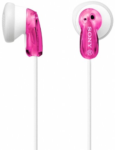 Sony MDR-E9LP - Auriculares (Circumaural, Dentro de oído, 100 MW, Alámbrico, 1,2m, Rosa, Color Blanco)