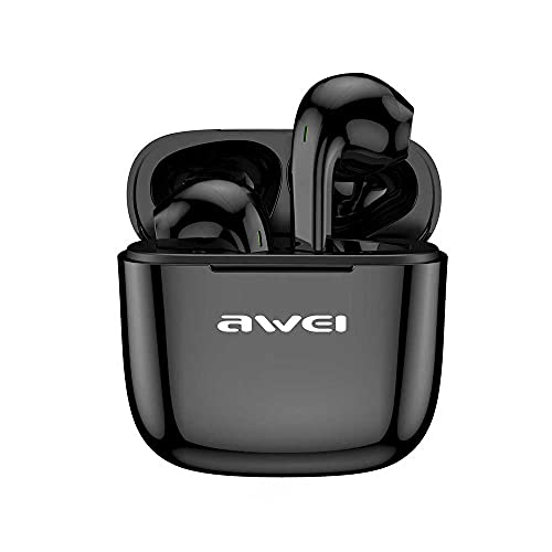 AXB Auriculares inalámbricos, Bluetooth 5.1 Sonido Estéreo Auriculares IPX5 Impermeables con Caja de Carga Portátil, Control táctil para iOS Android