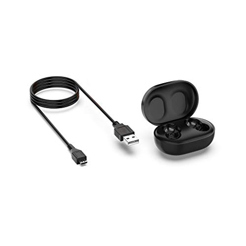 geneic Reemplazo USB Recargable Caja de Carga Dock Cargador Estación Adaptador para Xiaomi Redmi TWS Auriculares Bluetooth Inalámbricos