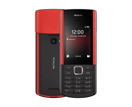 Nokia Teléfono 5710 Express Audio, con Auriculares inalámbricos incorporados, Reproductor de MP3, Radio FM inalámbrica, Botones de música dedicados y Mayor batería - Negro