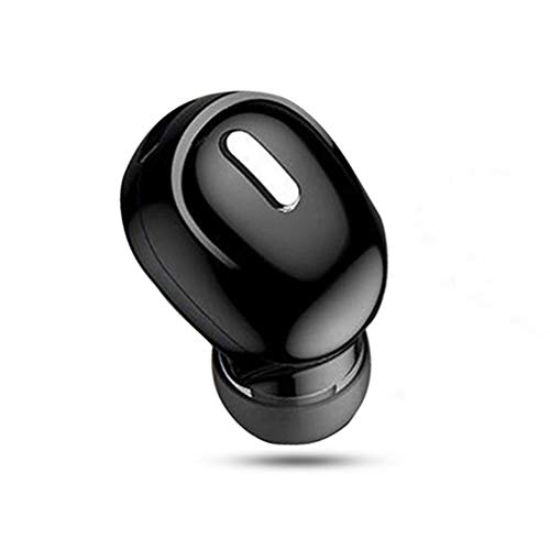 Ballylelly Mini Auricular inalámbrico en la Oreja Bluetooth 5.0 Auriculares 3D estéreo Auriculares X9 Mini Invisible Mono Ear Auriculares inalámbricos