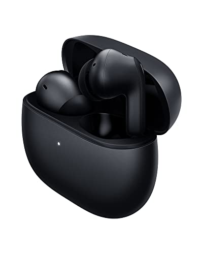 Xiaomi Redmi Buds 4 Pro Auriculares Bluetooth 5.3, Auriculares Inalámbricos con Cancelación Activa de Ruido de hasta 43 dB, Calidad de Sonido Hi-Fi, Batería de hasta 36 Horas de Duración, Negro