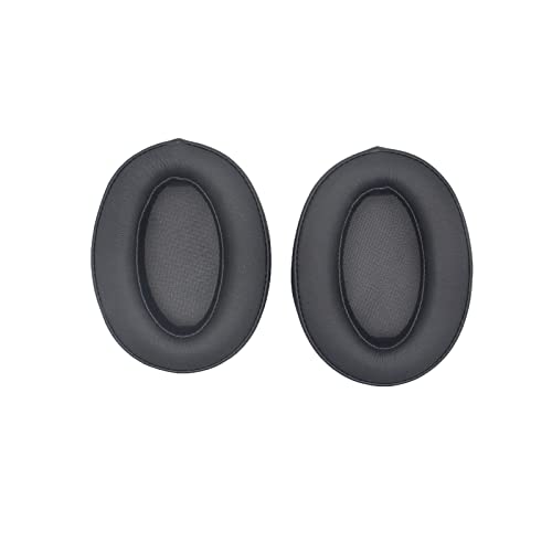 subtel Almohadillas Auriculares compatibles con Sony WH-H910N, Recambio Almohadillas Auriculares, Almohadillas Cascos de Color Negro, Earpads para insonorización