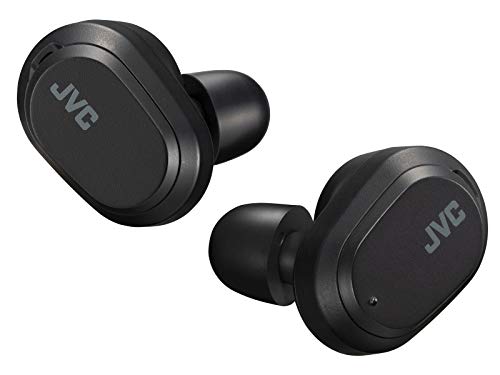 JVC HA-A50 T - Auriculares inalámbricos True con Caja de Carga USB, con función de cancelación de Ruido, IPX4, Color Negro