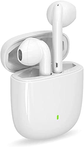 Auriculares Inalámbricos, Auriculares Bluetooth 5.1 HiFi Estéreo, AirBuds con Control Táctil, Micrófono Incorporado, IPX5, Reproducci 30 Horas para Xiaomi Samsung iPhone