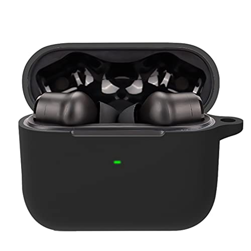 KORGALEY Funda protectora para auriculares compatible con Razer Hammerhead True Wireless 2nd Gen Funda impermeable a prueba de golpes, lavable, antipolvo, color negro