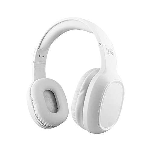 T'nB CBHTAGWH - Auriculares 2 en 1 de Color Blanco: Inalámbricos y con tecnología con Bluetooth Wireless - Compatible con Cualquier Dispositivo electrónico