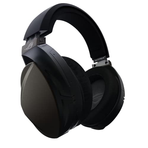 Asus ROG Strix Fusion Wireless - Auriculares gaming con conectividad inalámbrica de baja latencia de 2,4 GHz, 15 horas de autonomía, altavoces Asus Essence, controles táctiles, compatible con PC y PS4