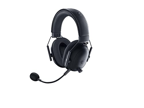 Razer BlackShark V2 Pro (2023) - Auriculares inalámbricos Premium para Deportes electrónicos (micrófono HyperClear Super Wideband, Triforce Titanium 50 mm, tecnología inalámbrica HyperSpeed) Negro