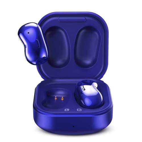 UrbanX Street Buds Plus True Wireless Earbud Headphones for Samsung Galaxy - Wireless Earbuds w/Active Noise Cancelling (US Version with Warranty) (Blue, Buds Live)