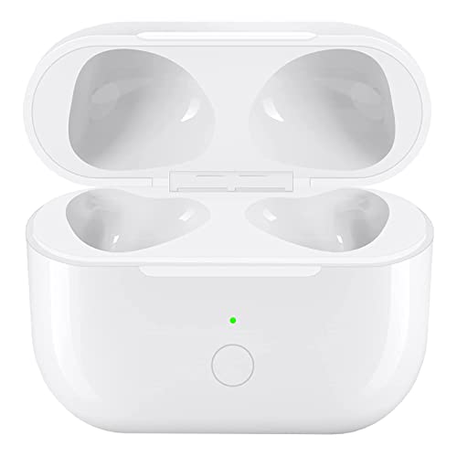 Estuche de Carga Inalámbrica Reemplazo Compatible con AirPods 3, con Botón de Sincronización Bluetooth