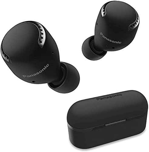 Panasonic RZ-S500WE-K - Auriculares True Wireless Inalámbricos con Sensor Táctil (Batería Larga Duración y Antena Compatible con Asistentes de Voz) Negro