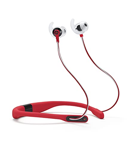 Softeam JBL Reflect Fit - Auriculares in-Ear Deportivos inalámbricos/Bluetooth con pulsómetro Integrado, Rojo