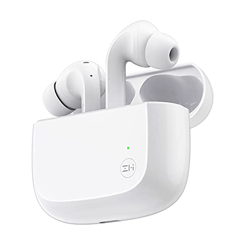 ZMI Auriculares inalámbricos Bluetooth 5.2 Auriculares con Control táctil Estuche de Carga inalámbrica en la Oreja Auriculares estéreo/Cancelación de Ruido/Graves profundos/32H Tiempo de reproducción