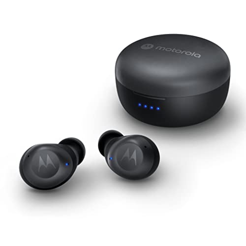 Motorola Sound Moto Buds 270 ANC - Auriculares inalámbricos in-Ear - Bluetooth - 18 Horas - Active Noise Cancellation - Agua y Sudor - Negro