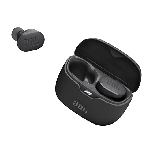 JBL Auriculares Tune Buds In-Ear, inalámbricos, Resistentes al Agua, cancelación de Ruido y tecnología de 4 micrófonos, con batería de hasta 48 Horas de duración, en Negro