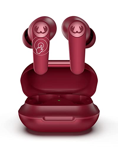 Fresh ‘n Rebel Twins ANC - Auriculares intrauditivos inalámbricos con cancelación Activa de Ruido - Rojo rubí