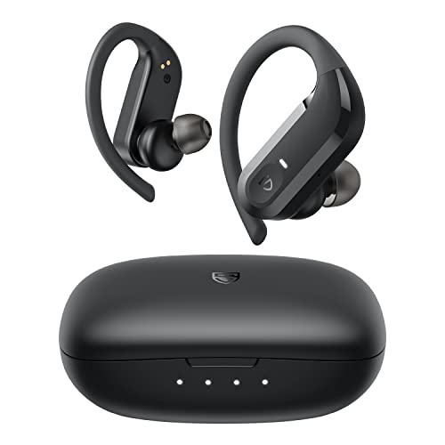 SoundPEATS S5 Auriculares Inalambricos Deportivos, Bluetooth 5.0 Deporte IPX7 Impermeable Cascos Inalámbricos Reproducción de 20 Horas, Controladores de Graves Mejorados de 12 mm, Control Táctil