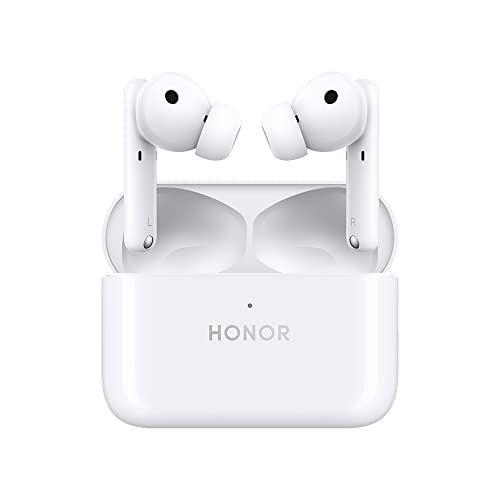 HONOR Earbuds 2 Lite Auriculares Inalambricos Bluetooth 5.2 In-Ear Auricular Cascos Deportivos Impermeables con Cancelación de Ruido ANC con Llamadas Estéreo HD, Control Táctil, Blanco