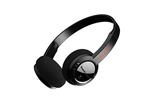 Cascos inalámbricos internos ultraligeros Sound Blaster JAM V2 con Bluetooth 5.0, USB-C, aptX Low Latency, aptX HD, conectividad Multipoint, detección de voz, reducción del ruido y batería de 22 horas