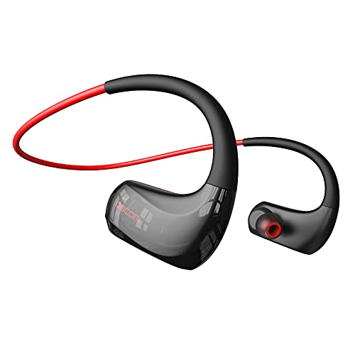 DACOM Auriculares Inalámbricos Bluetooth 5.3 Cancelación de Ruido Auriculares Deportivos IPX6 Impermeables con Banda para el Cuello 20 Horas de reproducción In-Ear Auriculares Control Táctil Negro