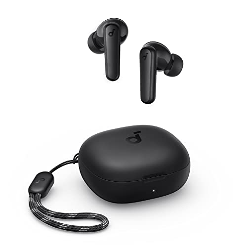 Soundcore Auriculares inalámbricos by Anker P20i, Auriculares Bluetooth 5.3 con 10mm diafragmas Big Bass, Reproducción de 30H, Impermeable IPX5, 2 micros para Llamadas nítidas, EQ Personalizado