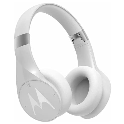 Motorola Escape 220 - Auriculares y Cascos HD Sound Bluetooth - Compatible con Alexa, Siri y Google Now - Blanco