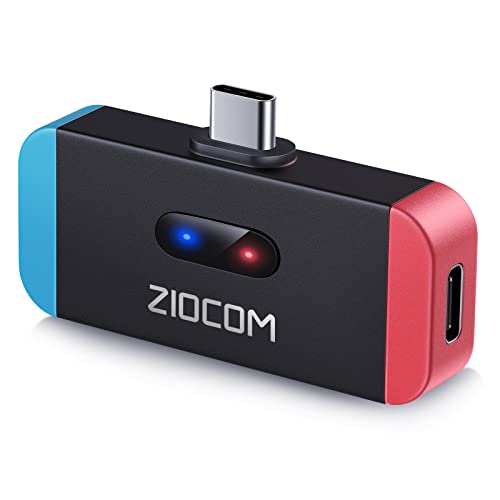 ZIOCOM Adaptador Bluetooth para PS3, PS4, PS5, PC, Mac, Adaptador Bluetooth Transmisor de Audio, Compatible con Auriculares Bluetooth Altavoces Auriculares