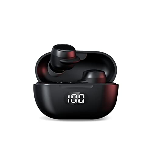 Auriculares Inalambricos Bluetooth 5.3,Auriculares Inalámbricos,Cascos Inalámbricos Bluetooth con Cancelación de Ruido Estéreo HiFi con Micrófonos Duales,Pantalla LED,IP7 Impermeables,36H espera